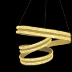 لوستر مدرن تودلی VIP کریستالی - سه لاین